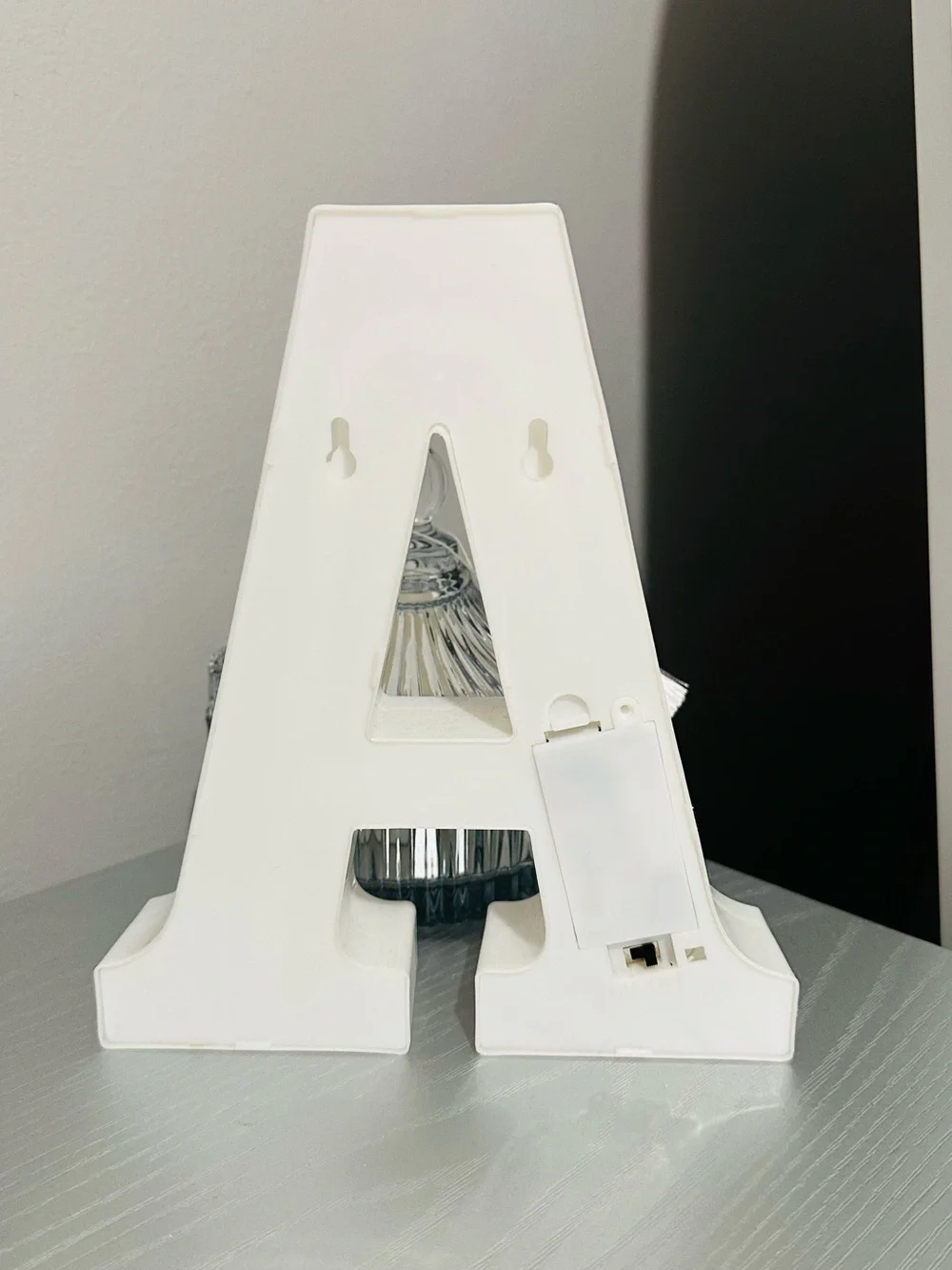 White Light-Up Letter 